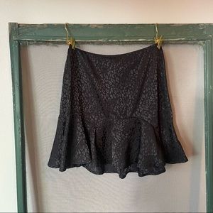 Mi Ami Black Leopard Mini Skirt NWOT / Medium